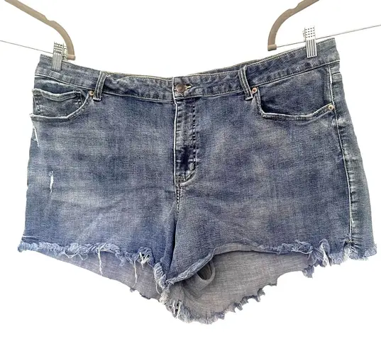 Pistola Y2K Cutoff Denim Jean Womens Shorts 24W Indie Distressed Festival Grunge