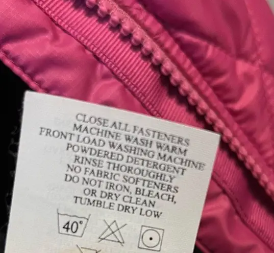 Marmot Vest Hot Pink & Black Women’s Kitzbuhel Quilted Vest Sz M EUC