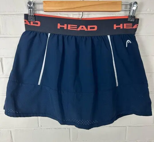 Head Navy Tennis Mini Skort Size S