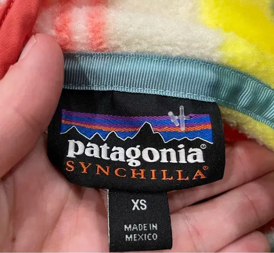 Patagonia Synchilla Painted Fitz Snap T Pullover XS