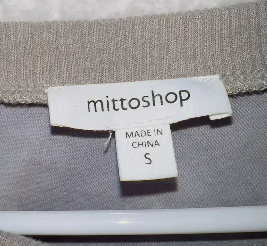 Mittoshop multicolor tie dye long sleeve pullover crew neck sweatshirt size SM