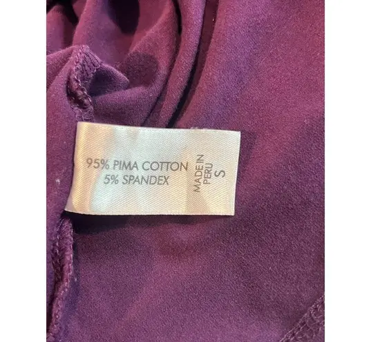 Susan Bristol Women's Purple Long Sleeve Turtle Neck Top