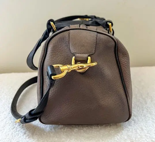 Loewe Fusta 2 Way Brown Leather Shoulder Bag