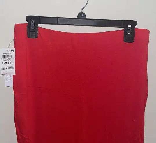 Bar III  red Slit Pencil Skirt