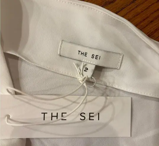 The Sei One Sided White Top