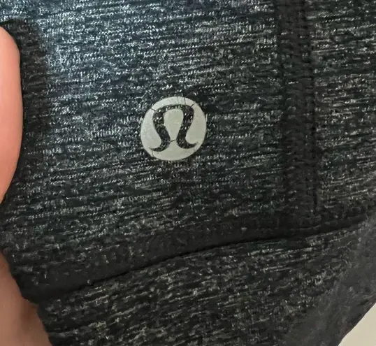 Lululemon  In Stride Jacket Coal Wee Stripe grey zip up hoodie