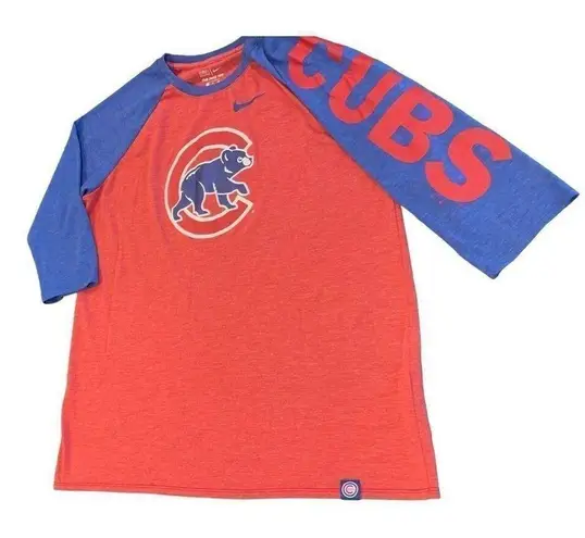 Nike MLB Chicago Cubs Jersey tee size XL Blue