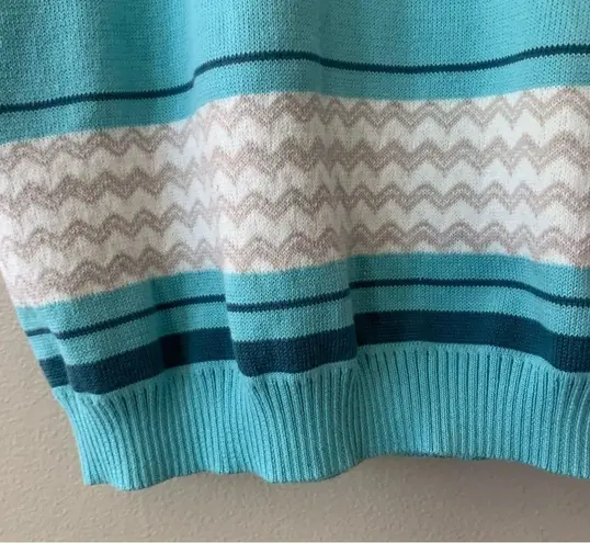 NWT Liz Golf Sleevless Sweater Half Zip Folded Collar Size XL