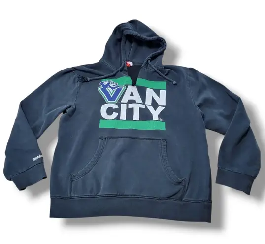 Mitchell & Ness Sweatshirt Sz Large NHL Vancouver Canucks Hockey VAN City Hoodie Unisex