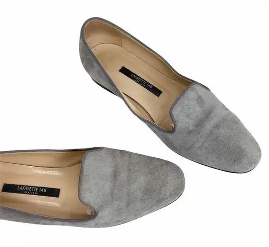 Lafayette 148 New York Sienna Suede Loafers Flats