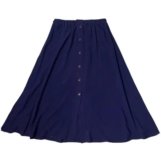 MOON LIGHT Purple Skirt Suit Silk 3 Piece Skirt Tank Jacket Size Large VINTAGE