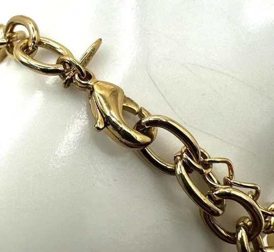 Avon gold tone Gold Coast link tortoise shell link bracelet