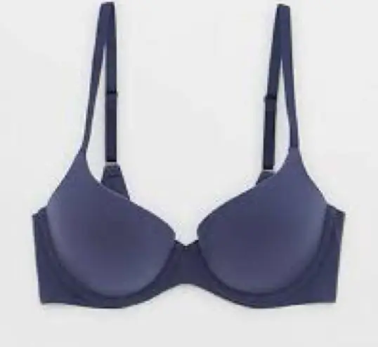 Aerie  Real Me Full Coverage Blue Underwire Bra with Cute Star Print