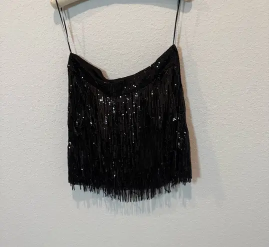 Refinery Tassel Fringe Mini Skirt  - Image 2