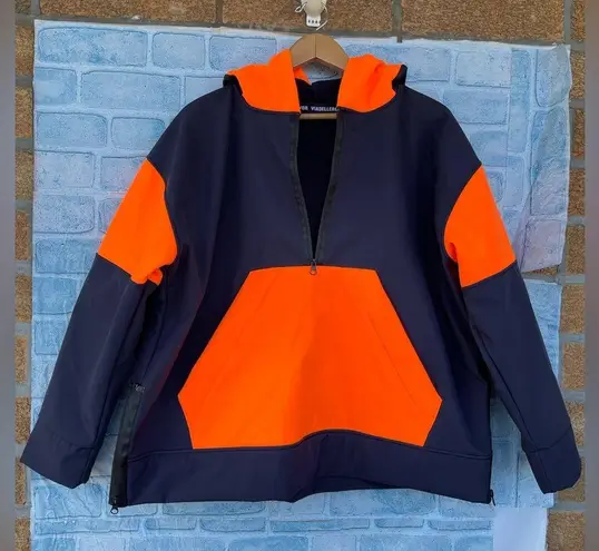 VDR VIADELLEROSE HALF ZIP JACKET SIZE LARGE Orange
