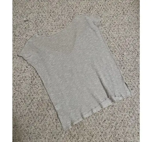 Tokyo Darling Women’s Off White Knit Short Sleeve Top Mandala Size Small