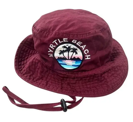 Myrtle Beach Bucket Hat in Red