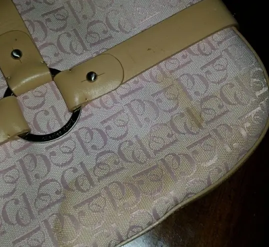 Charles David monogram purse pink