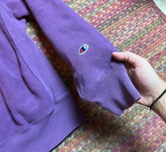 Champion  PURPLE REVERSE WEAVE PULLOVER SWEATSHIRT