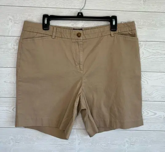 Apt. 9 Talbots The Perfect Shorts in khaki Size 14