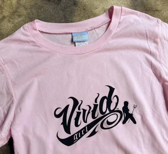 Rare Baby Pink Y2K Vivid Girl Pornstar Baby Top Size M