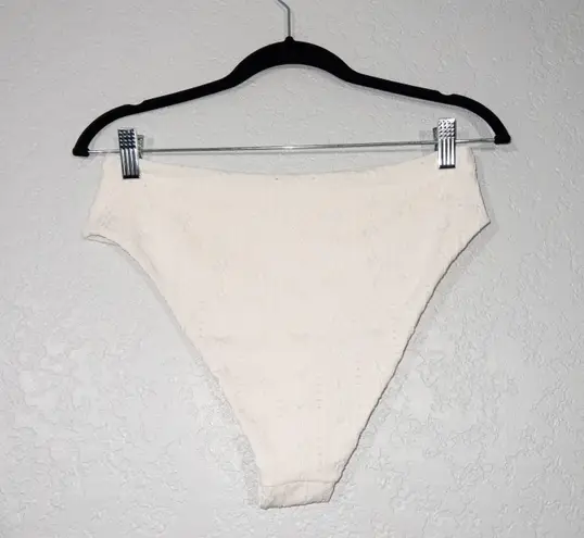 ANDIE NWT Coconut White 90’s High Waisted Swimsuit Bottom Size Medium - Image 9