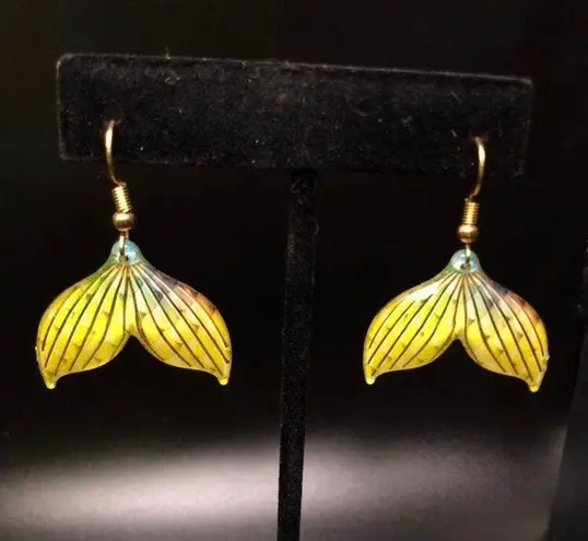 Handmade Mermaid Tail / Fish Tail Earrings