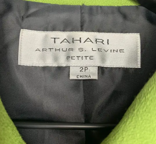 Thari ASL Tahari Arthur S. Levine Green Jacket