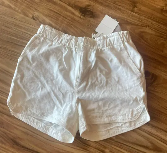 Thread and Supply Off White Paper Bag Cargo Short