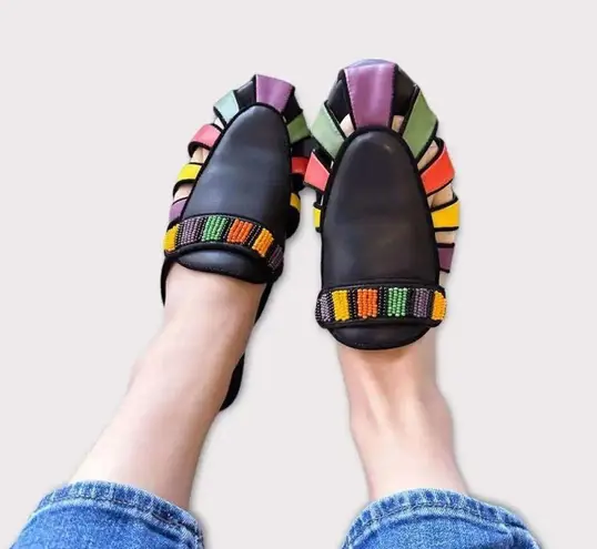 Farm Rio beaded mule