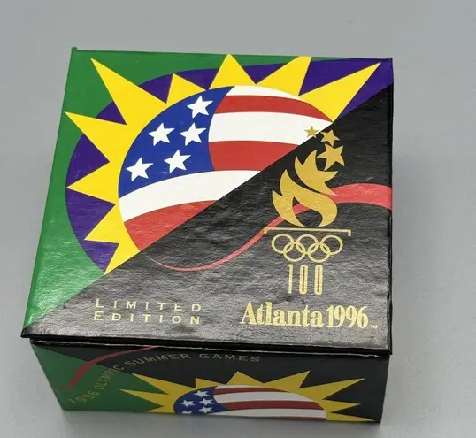 Ltd Usa Team 1996 Atlanta Olympic Games Pin 3D Celebrating 100 Years Modern Comp Size 0