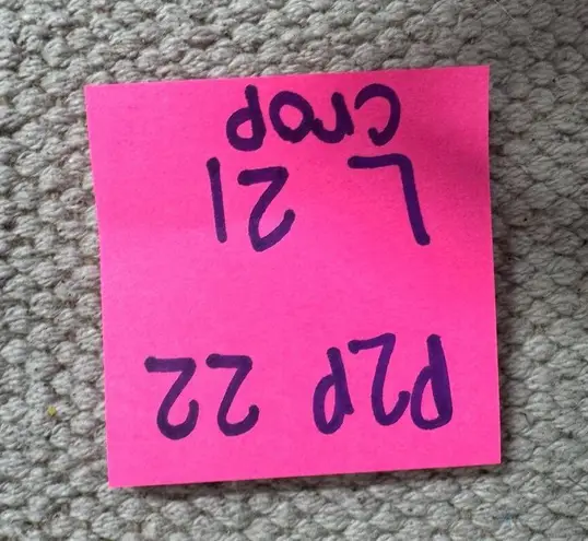 Tahari Women L 100% Linen Top Black White Leaf Button Up Crop Tropical Beach