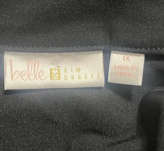 Belle by Kim Gravel Jacket Sz 1XL NWOT Tassel Sleeves Front Zipper Stretchy