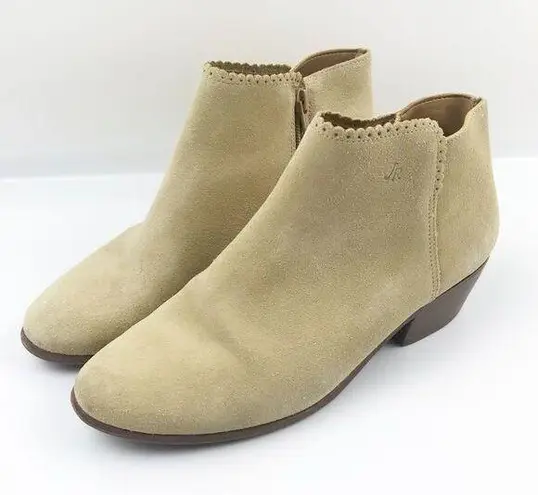 Jack Rogers  suede leather ankle boots