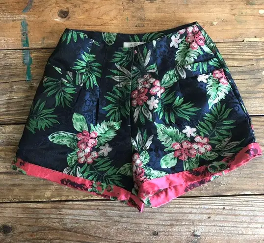 Anthropologie PatBO Silky Floral Print Shorts