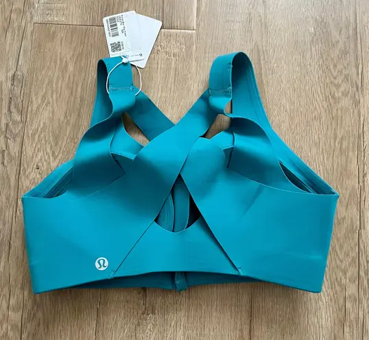 Lululemon Enlite Bra Zip Front High Support Oceanic size 32B NWT