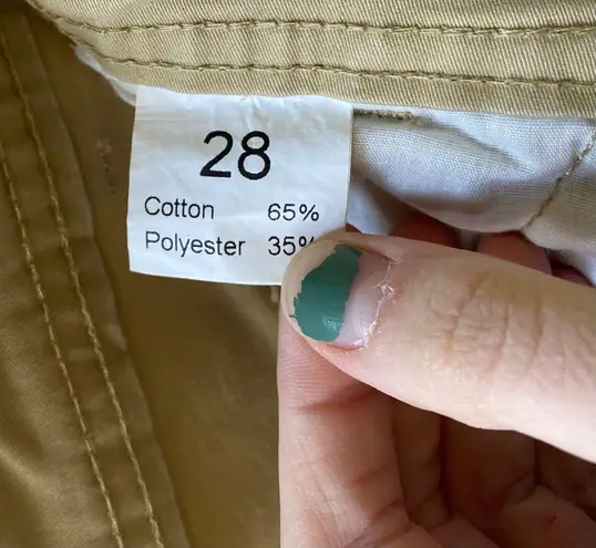 Japanease Style Tactical Cargo Pants Tan Size 28