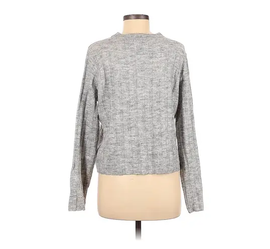 H&M Light Gray Ribbed Sweater