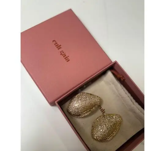 Cult Gaia NWT Erin Earrings in Sand Dollar