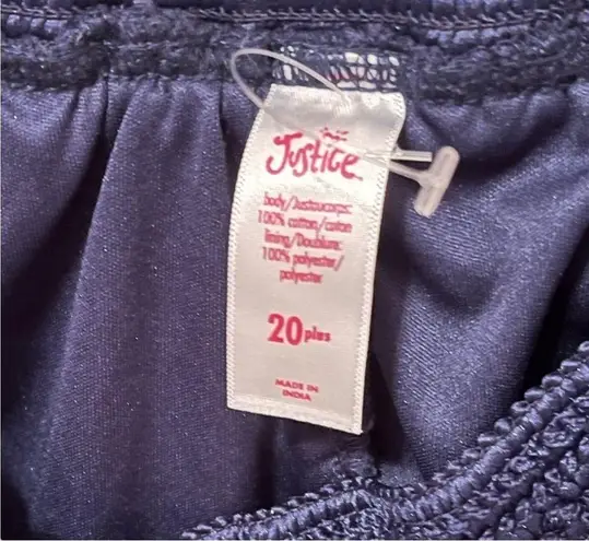 Justice Navy Lace Women's Shorts