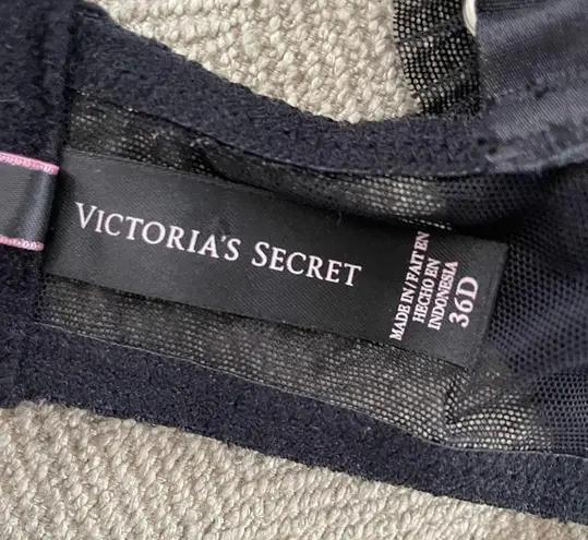 Victoria's Secret Victoria’s Secret Sexy Little Things Lingerie Black Rhinestone 36D