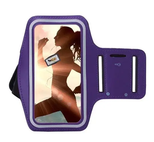 iPhone/Galaxy Sport Gym Exercise Armband Purple