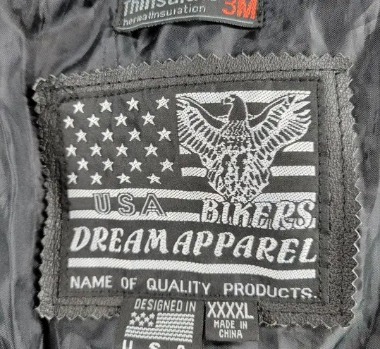 Bikers Dream Apparel Womens Moto Shacket 4XL Black Leather Button Down Size undefined
