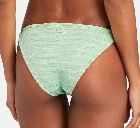 Solid & Striped Lulu Knit Bikini Bottoms: Light Green