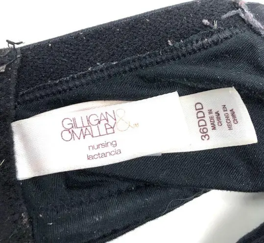 GILLIGAN & O’MALLEY black nursing bra, 36DDD Size undefined