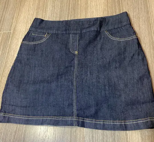 Reitmans Women’s Dark Blue Mini Skirt – Size 7