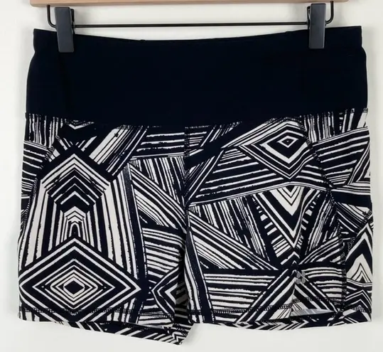 Sweaty Betty Power Shorts Biker Women’s Size Medium Black White 4”