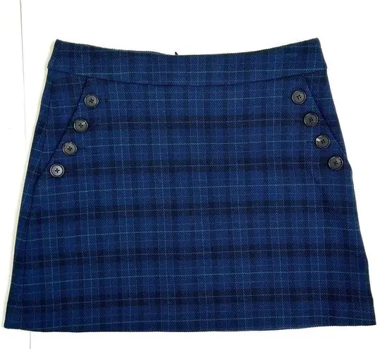 Veronica Beard Barnes Plaid Mini Skirt Size 8