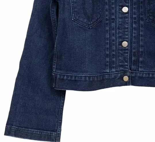 BLDWN Womens M Leon Denim Jean Jacket Dark Wash NEW Size M