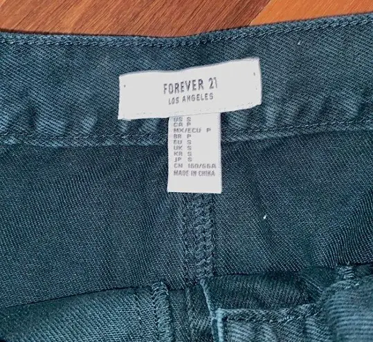 Forever 21 Dark Green Denim Skirt